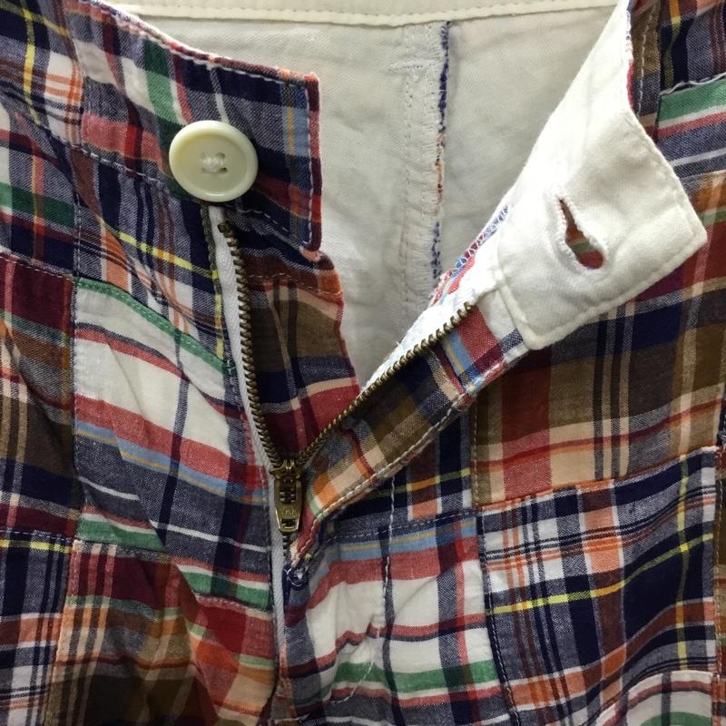 ビームス BEAMS パンツ ショートパンツ パッチワーク L チェック マルチカラー / マルチカラー /  メンズ USED 古着 中古 10110617