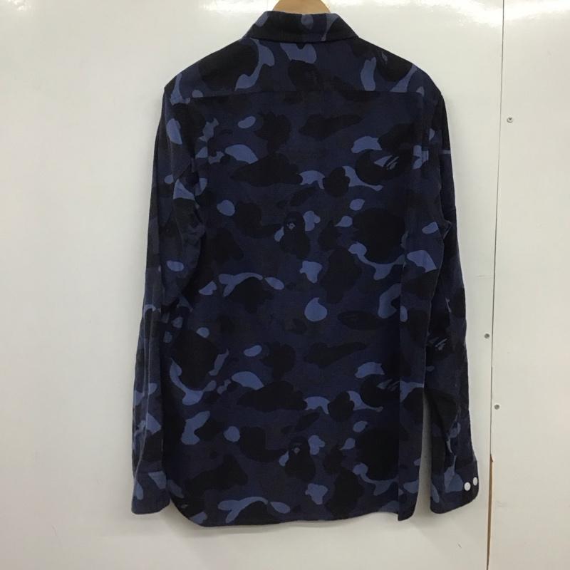 アベイシングエイプ A BATHING APE シャツ、ブラウス 長袖 長袖シャツ L カモフラージュ柄・迷彩 マルチカラー / マルチカラー /  メンズ USED 古着 中古 10145984