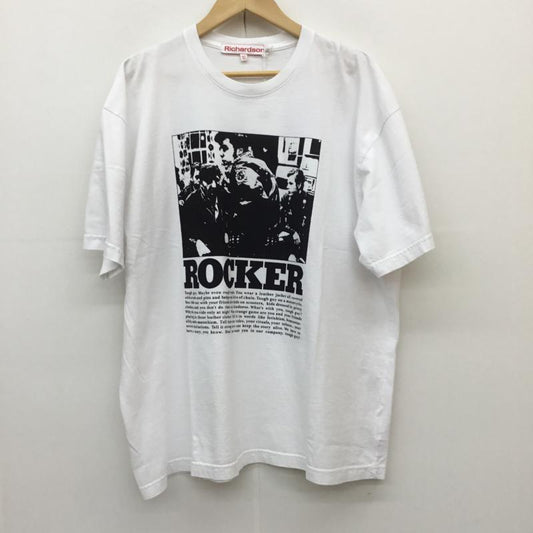リチャードソン RICHARDSON Tシャツ 半袖 XL プリント 白 / ホワイト /  メンズ USED 古着 中古 10110355