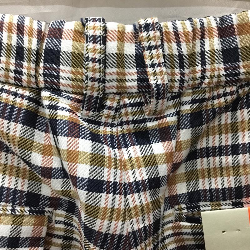 インヘリット INHERIT パンツ スラックス スラックスパンツ ワイドパンツ カジュアルパンツ チェックパンツ L チェック マルチカラー / マルチカラー /  メンズ USED 古着 中古 10115206