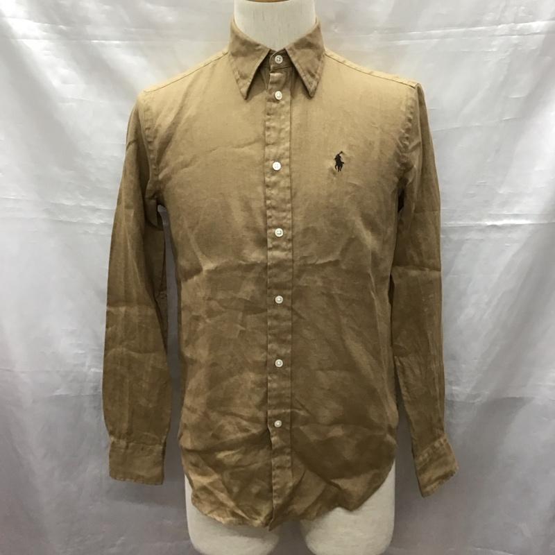 ポロバイラルフローレン Polo by RALPH LAUREN シャツ、ブラウス 長袖 XS 無地 ベージュ / ベージュ /  メンズ USED 古着 中古 10122017