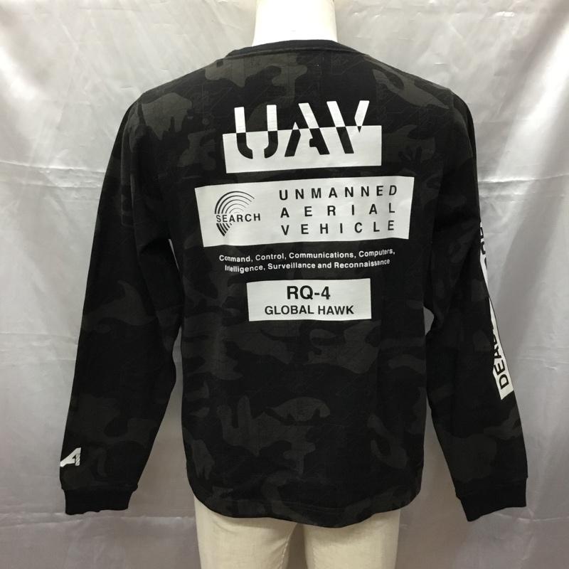 アヴィレックス AVIREX カットソー 長袖 長袖カットソー クルーネックカットソー ロングスリーブカットソー プリントTシャツ FREE 総柄 マルチカラー / マルチカラー /  メンズ USED 古着 中古 10112297