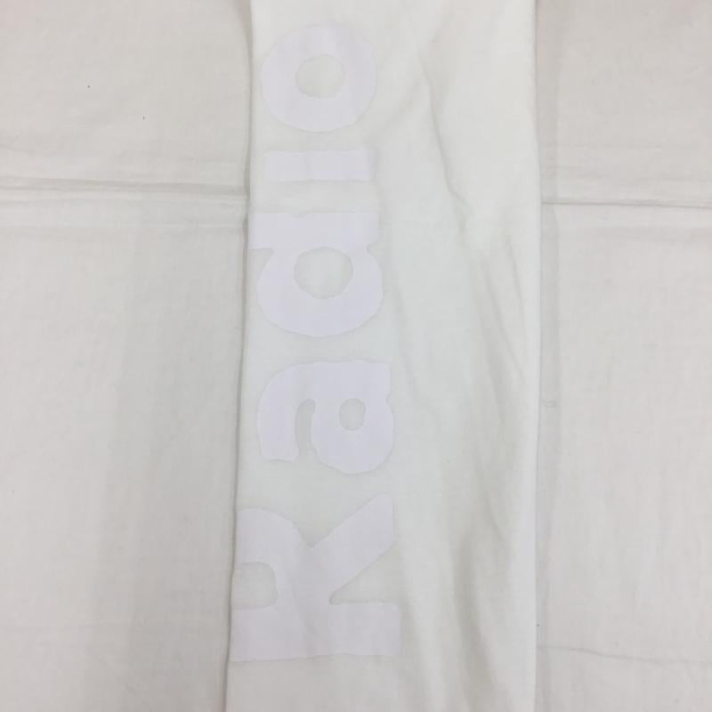 カーハート Carhartt カットソー 長袖 PAM Radio Club Athens XL ロゴ、文字 X プリント 白 / ホワイト / X 桃 / ピンク /  メンズ USED 古着 中古 10127276