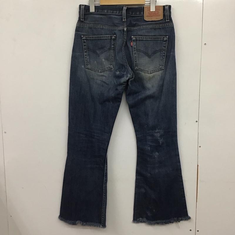 リーバイストラウスアンドコー Levi Strauss & co. パンツ デニム、ジーンズ デニムパンツ スリムパンツ カジュアルパンツ フレアパンツ 32インチ ダメージ加工 インディゴ / インディゴ /  メンズ USED 古着 中古 10135715