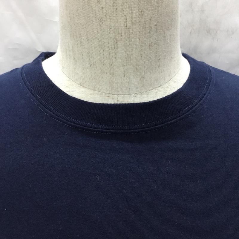 フリークスストア FREAK S STORE Tシャツ 半袖 FS-ST-01 クマ 刺繍 クルーネック L ワンポイント 紺 / ネイビー /  メンズ USED 古着 中古 10120992