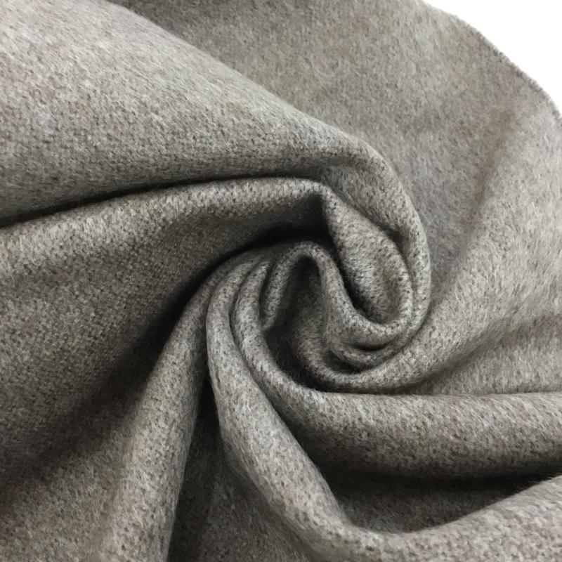 ピアチェンツァ PIACENZA マフラー マフラー シルク カシミヤ フリンジ ロゴ、文字 紫 / パープル / X ベージュ / ベージュ /  メンズ USED 古着 中古 10143279