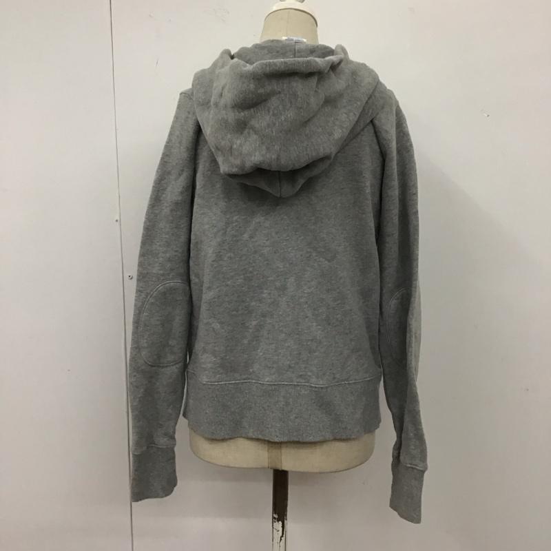 チャンピオン Champion パーカー 長袖 CW-E134 裏起毛 フルジップ M ワンポイント 灰 / グレー /  レディース USED 古着 中古 10109645