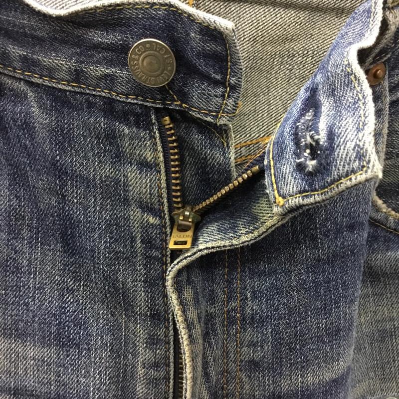 リーバイストラウスアンドコー Levi Strauss & co. パンツ デニム、ジーンズ デニムパンツ ストレートパンツ ワイドパンツ クラッシュジーンズ 34 ダメージ加工 インディゴ / インディゴ /  メンズ USED 古着 中古 10115223