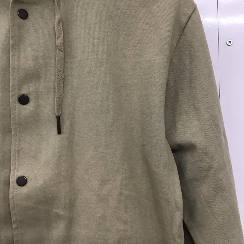 ビーミング バイ ビームス B:MING by BEAMS パーカー 長袖 長袖パーカー フロントボタン アウター S 無地 カーキ / カーキ /  メンズ USED 古着 中古 10144613