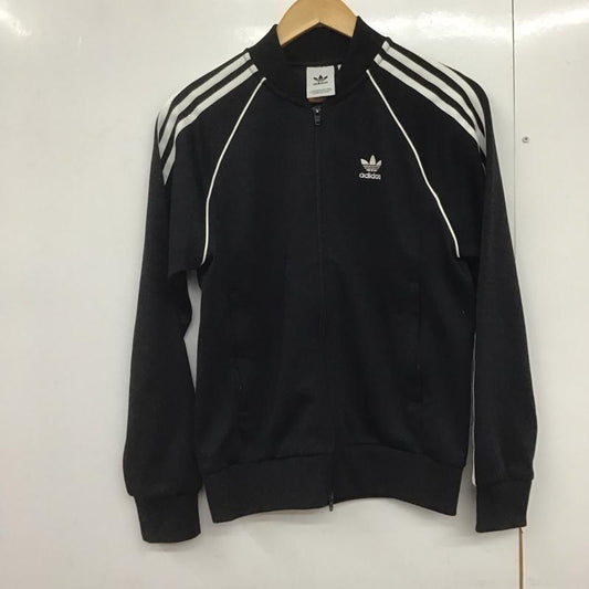 アディダス adidas ジャケット、上着 ジャンパー、ブルゾン CW1256 SST TRACK スーパースター トラックジャケット S 無地 黒 / ブラック /  メンズ USED 古着 中古 10141198