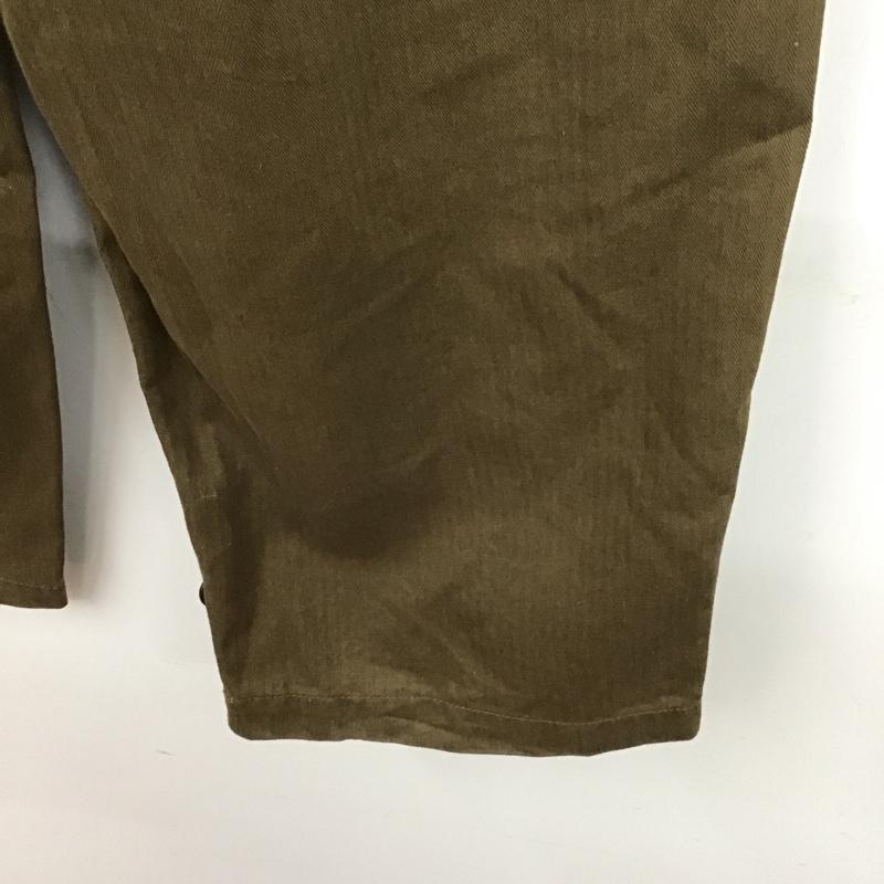 古着 USED パンツ ワークパンツ、ペインターパンツ フランス軍 M-47 pp282yn 無地 茶 / ブラウン /  メンズ USED 古着 中古 10121761