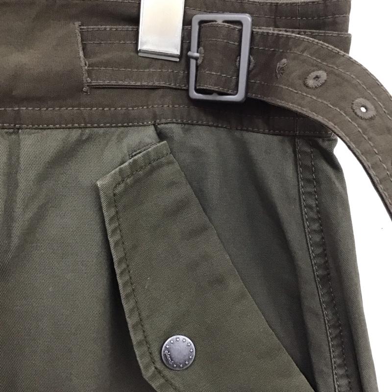 グラム glamb パンツ ワークパンツ、ペインターパンツ ミリタリーパンツ ワイドパンツ カジュアルパンツ ストレートパンツ L 無地 カーキ / カーキ /  メンズ USED 古着 中古 10115154