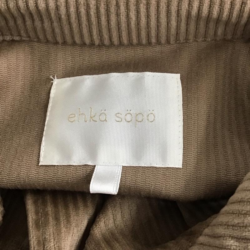 エヘカソポ ehka sopo コート コート一般 FREE 無地 茶 / ブラウン /  レディース USED 古着 中古 10109102