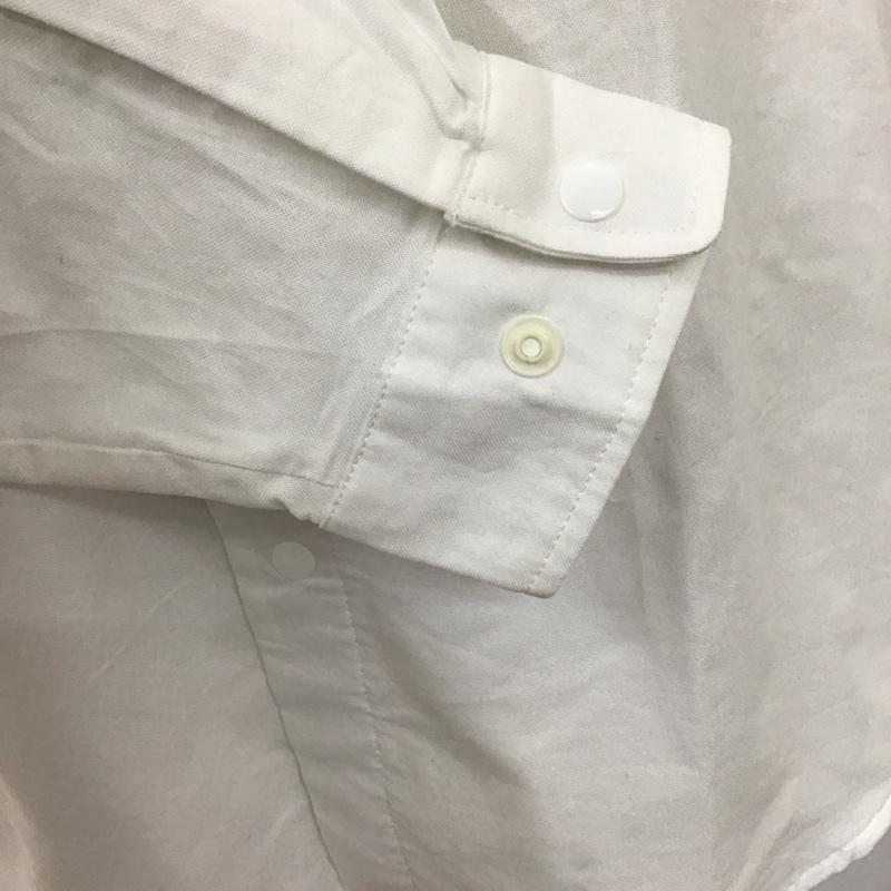 シーエムエフアウトドアガーメント CMF OUTDOOR GARMENT シャツ、ブラウス 長袖 CMF2302-S05C COLLERLESS SHIRTS ノーカラー L 無地 白 / ホワイト /  メンズ USED 古着 中古 10107054