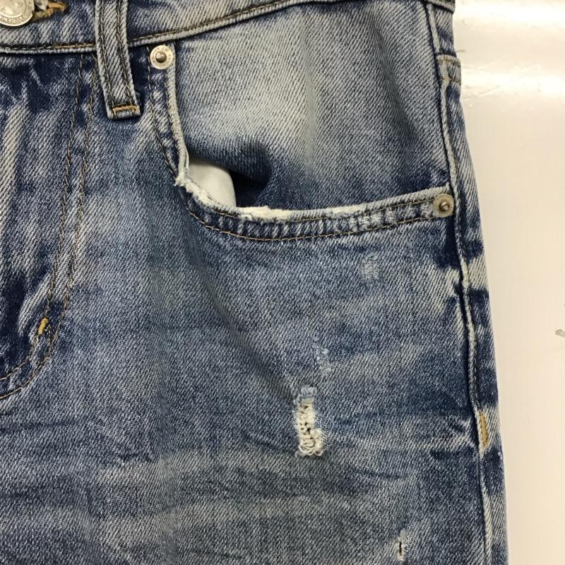 ザラウーマン ZARA WOMAN パンツ デニム、ジーンズ 34 無地 水色 / ライトブルー /  レディース USED 古着 中古 10133640