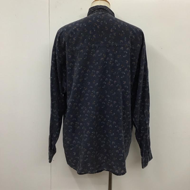 古着 USED シャツ、ブラウス 長袖 長袖シャツ カラーシャツ ポケットシャツ 長袖カットソー 総柄シャツ XL 総柄 マルチカラー / マルチカラー /  メンズ USED 古着 中古 10119538