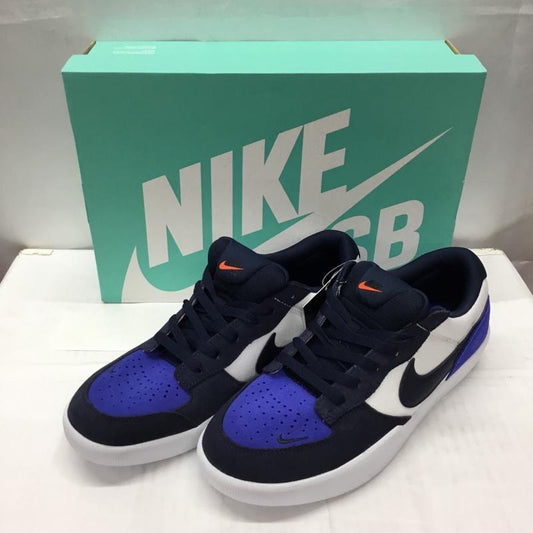 ナイキ NIKE スニーカー スニーカー DV5477 401 SB FORCE58 28cm 箱有 28.0cm ロゴ、文字 紺 / ネイビー / X 青 / ブルー / X 白 / ホワイト /  メンズ USED 古着 中古 10107840