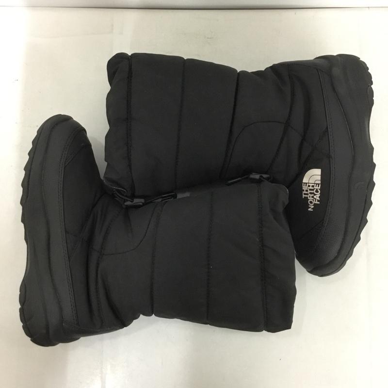 ザノースフェイス THE NORTH FACE シューズ シューズ NFJ51986 ヌプシ ブーツ スノーブーツ アウトドア K Nuptse Bootie Wide キッズ 20cm 20.0cm ロゴ、文字 黒 / ブラック /  ボーイズ USED 古着 中古 10138007