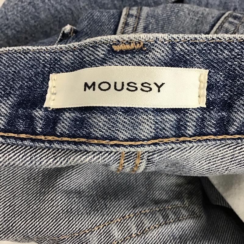 マウジー MOUSSY パンツ デニム、ジーンズ 010DAG11-5340 SIDE SLIT SLIM FLARE サイド スリット 無地 青 / ブルー /  レディース USED 古着 中古 10109713