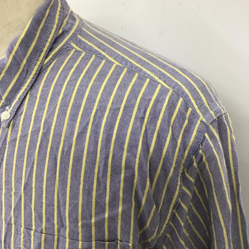 チャップス CHAPS シャツ、ブラウス 長袖 長袖シャツ カラーシャツ ポケットシャツ 長袖カットソー ストライプシャツ M ストライプ マルチカラー / マルチカラー /  メンズ USED 古着 中古 10118282