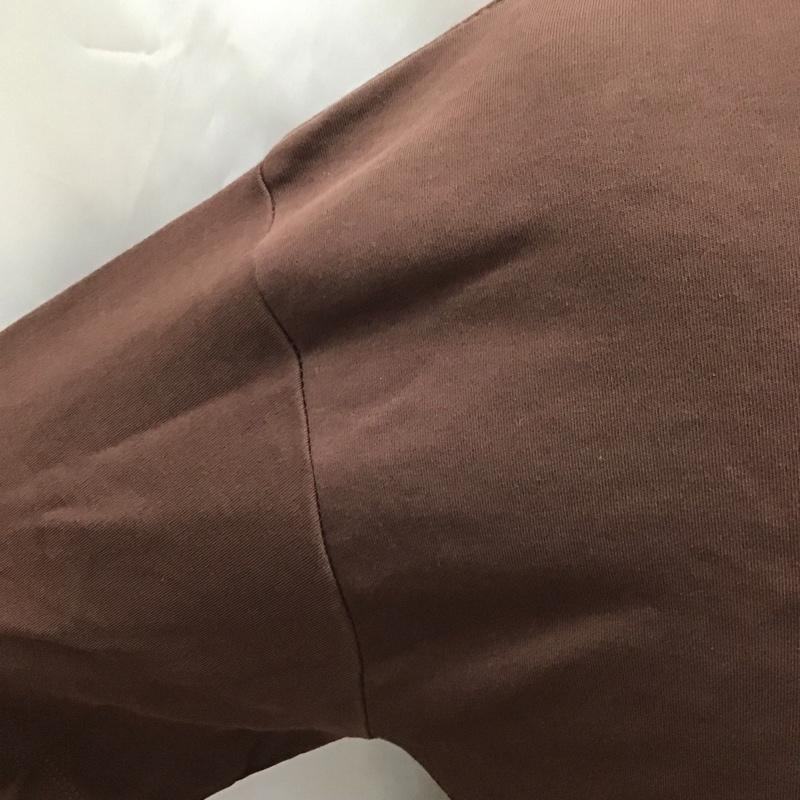 ナノユニバース nano・universe Tシャツ 半袖 668-1124074 Anti Smell エチケットTシャツ S 無地 茶 / ブラウン /  メンズ USED 古着 中古 10117061