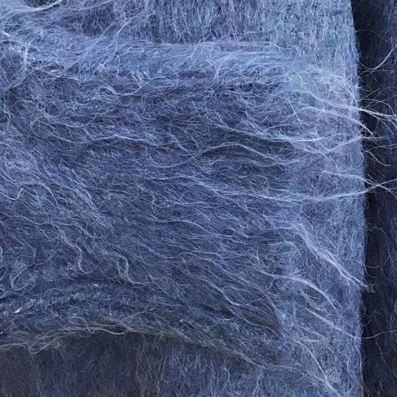 ジーナシス JEANASIS カーディガン 長袖 長袖カーディガン 前ボタン ニットカーディガン FREE 無地 青 / ブルー /  レディース USED 古着 中古 10145080