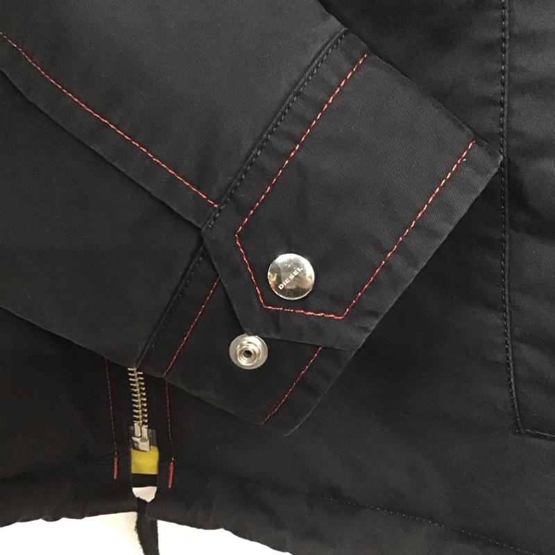 ディーゼル DIESEL ジャケット、上着 ジャケット、ブレザー ジップアップジャケット アウター カラージャケット L 無地 黒 / ブラック /  メンズ USED 古着 中古 10143180