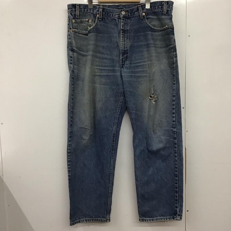 リーバイストラウスアンドコー Levi Strauss & co. パンツ デニム、ジーンズ デニムパンツ ワイドパンツ カジュアルパンツ 554工場 40 無地 インディゴ / インディゴ /  メンズ USED 古着 中古 10149581