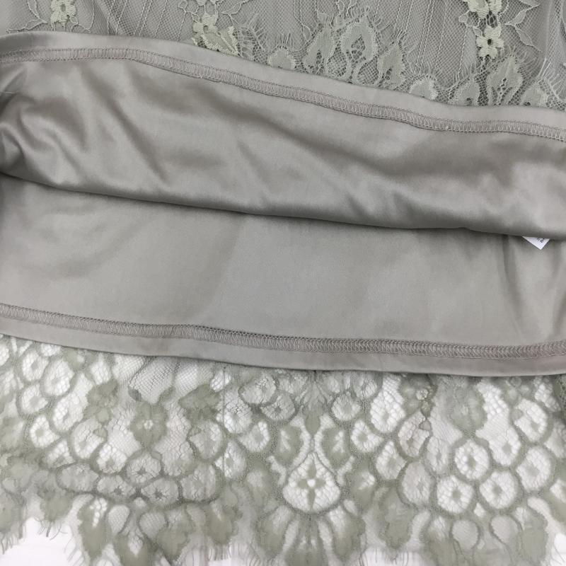ロペピクニック ROPE  PICNIC ワンピース ロングスカート 36 総柄 薄緑 / ライトグリーン /  レディース USED 古着 中古 10129978