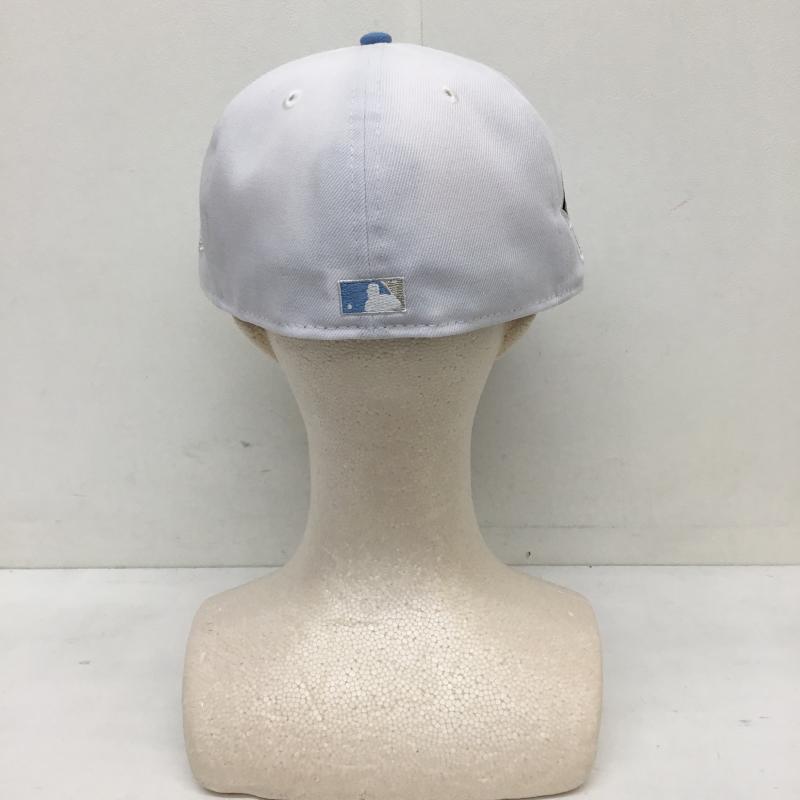ニューエラ NEW ERA 帽子 キャップ ニューヨークヤンキース　カスタムキャップ ロゴ、文字 白 / ホワイト / X 水色 / ライトブルー / X 銀 / シルバー /  メンズ USED 古着 中古 10129687