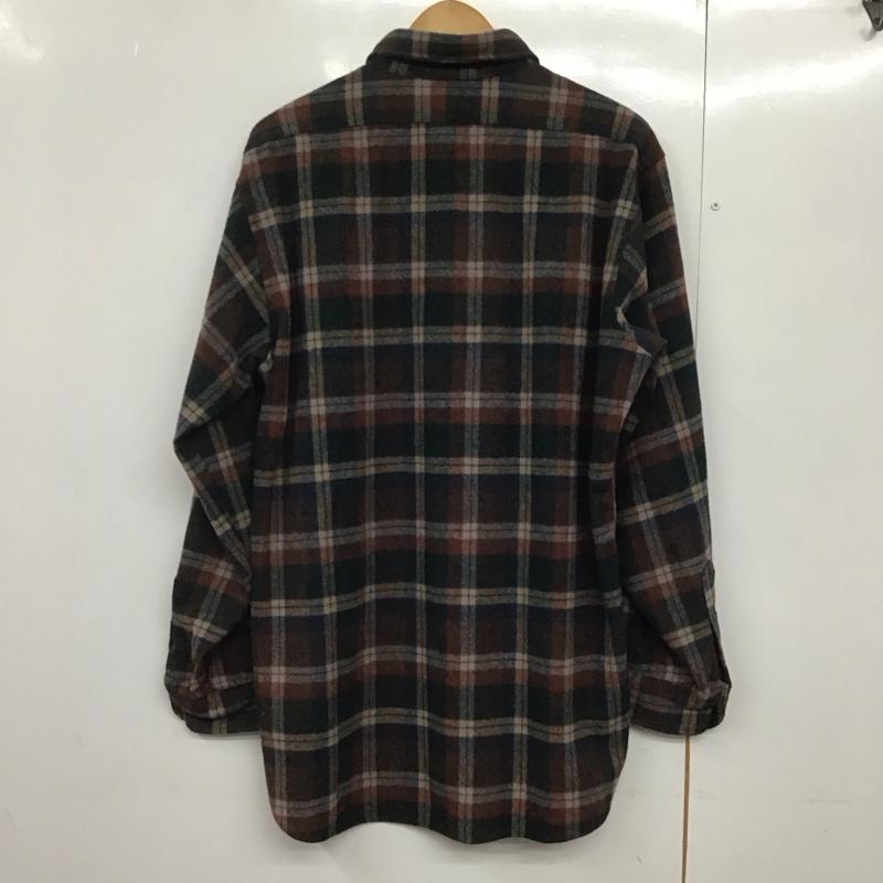 ペンドルトン PENDLETON シャツ、ブラウス 長袖 70s 70年代 ウール L チェック マルチカラー / マルチカラー /  メンズ USED 古着 中古 10144068