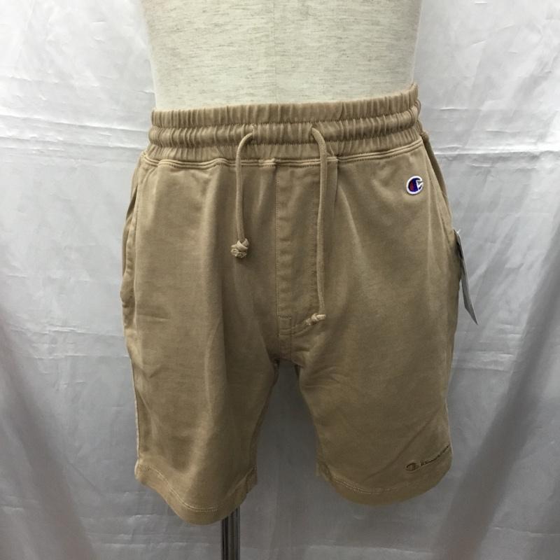 チャンピオン Champion パンツ ショートパンツ C3-Z510 タグ付き M ロゴ、文字 ベージュ / ベージュ /  メンズ USED 古着 中古 10115690