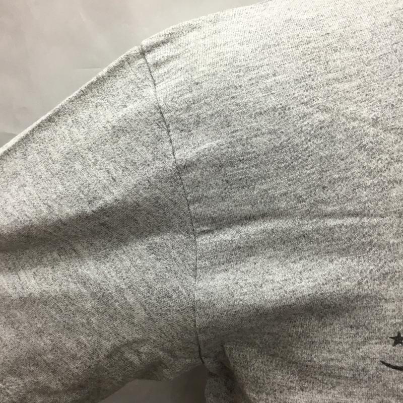 チャンピオン Champion Tシャツ 半袖 半袖カットソー プリントTシャツ クルーネックカットソー M プリント 灰 / グレー /  メンズ USED 古着 中古 10116019