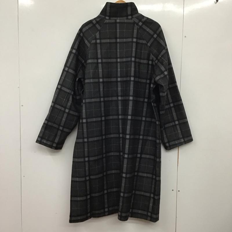 アズールバイマウジー AZUL BY MOUSSY コート コート一般 251FAB30-119I ウォッシャブルスタンドカラーコート タグ付き L チェック 灰 / グレー /  メンズ USED 古着 中古 10139373