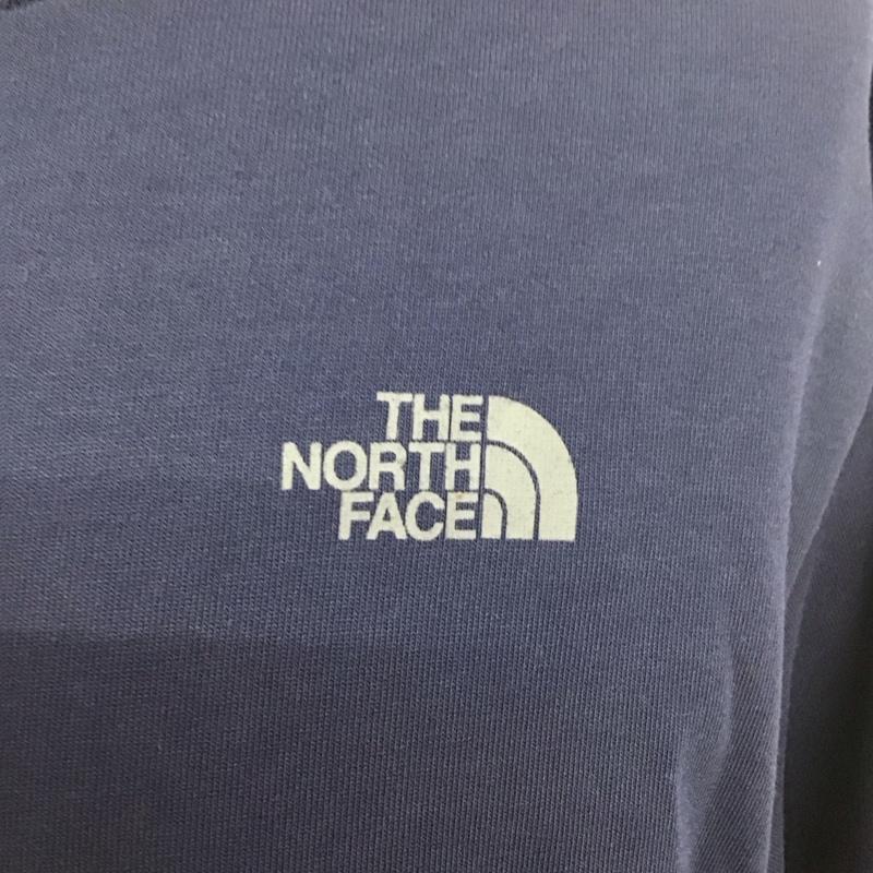 ザノースフェイス THE NORTH FACE Tシャツ 半袖 nt31850 トレッキング半袖Tシャツ プリントTシャツ XL ロゴ、文字 紺 / ネイビー /  メンズ USED 古着 中古 10127422