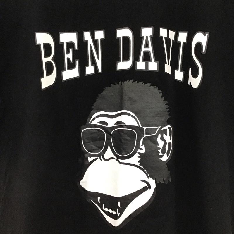 ベンデイビス BEN DAVIS Tシャツ 半袖 半袖カットソー プリントTシャツ クルーネックカットソー L プリント 黒 / ブラック /  メンズ USED 古着 中古 10133634