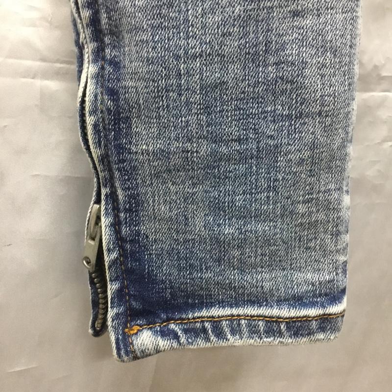 ミニマル mnml パンツ デニム、ジーンズ デニムパンツ スリムパンツ ストレッチパンツ ジップアップジーンズ 29インチ 無地 インディゴ / インディゴ /  メンズ USED 古着 中古 10114061