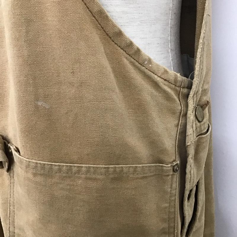 カーハート Carhartt サロペット・オーバーオール サロペット、オーバーオール ロゴ、文字 ベージュ / ベージュ /  メンズ USED 古着 中古 10133463