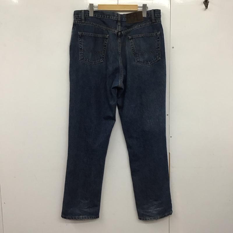 ダブルアールエル RRL パンツ デニム、ジーンズ デニムパンツ ワイドパンツ カジュアルパンツ 無地 インディゴ / インディゴ /  メンズ USED 古着 中古 10143461