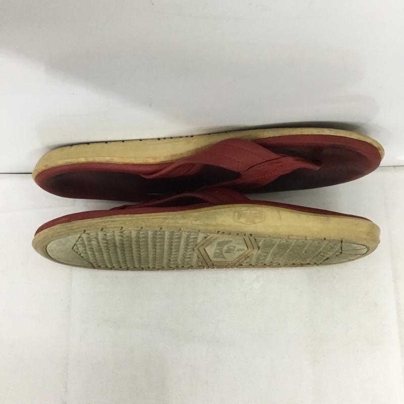 アイランドスリッパ ISLAND SLIPPER サンダル サンダル トングサンダル 無地 赤 / レッド /  メンズ USED 古着 中古 10138037