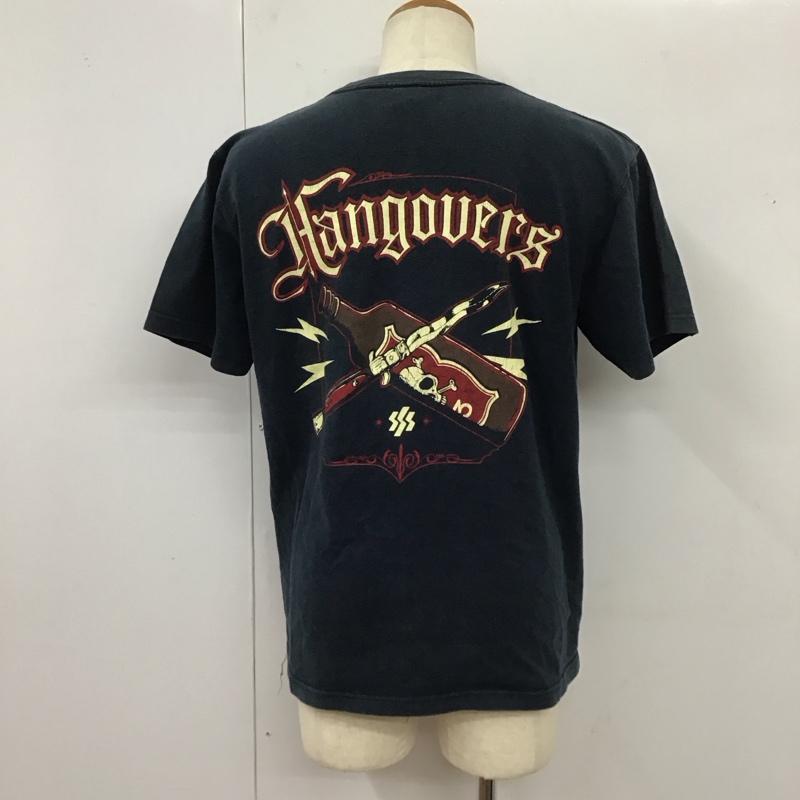 古着 USED Tシャツ 半袖 バックプリント クルーネック L ロゴ、文字 黒 / ブラック /  メンズ USED 古着 中古 10118126