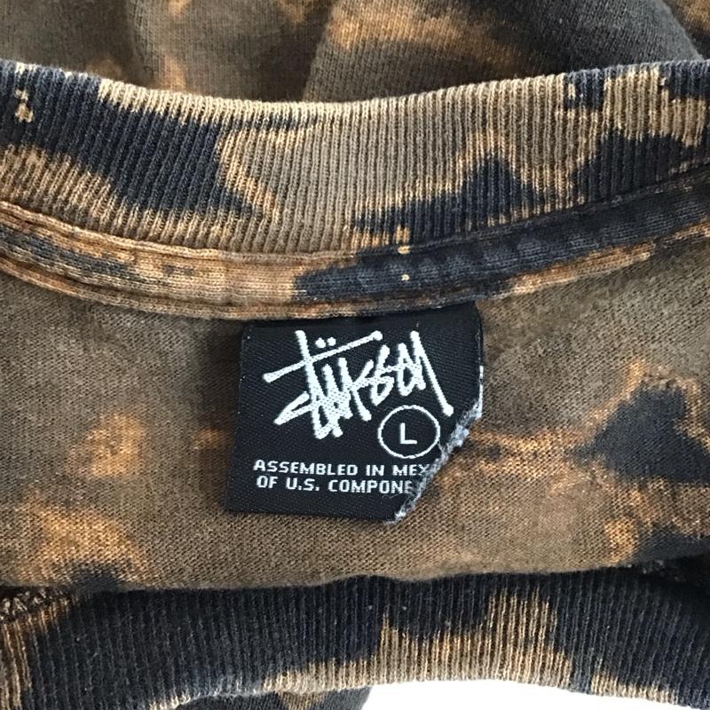 ステューシー STUSSY Tシャツ 半袖 半袖カットソー プリントTシャツ クルーネックカットソー L プリント マルチカラー / マルチカラー /  メンズ USED 古着 中古 10125737