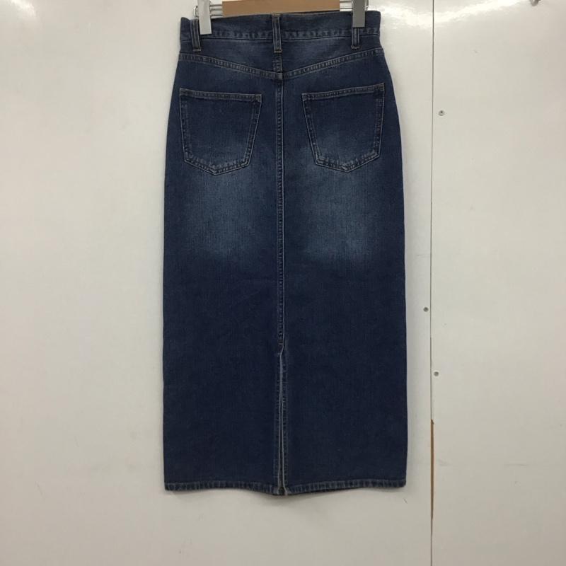 アーバンリサーチ URBAN RESEARCH スカート ロングスカート WH94-25M007 バックスリットデニムスカート S 無地 青 / ブルー /  レディース USED 古着 中古 10140644