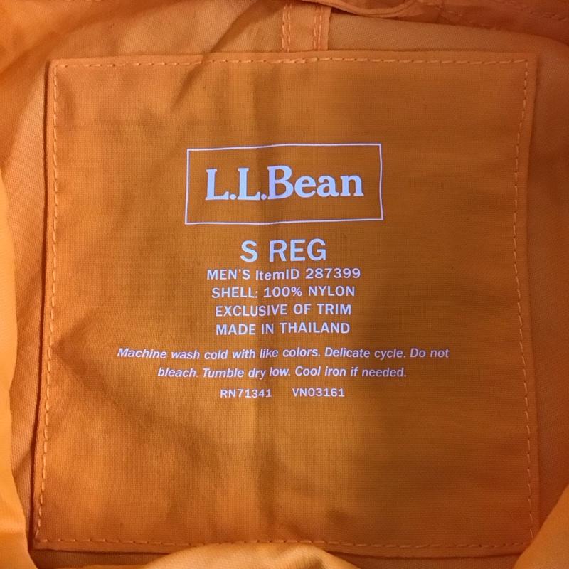エルエルビーン L.L.Bean ジャケット、上着 ジャンパー、ブルゾン ジップアップジャケット ジャンパー ジャケット ナイロンジャケット アウター S ロゴ、文字 橙 / オレンジ /  メンズ USED 古着 中古 10110401