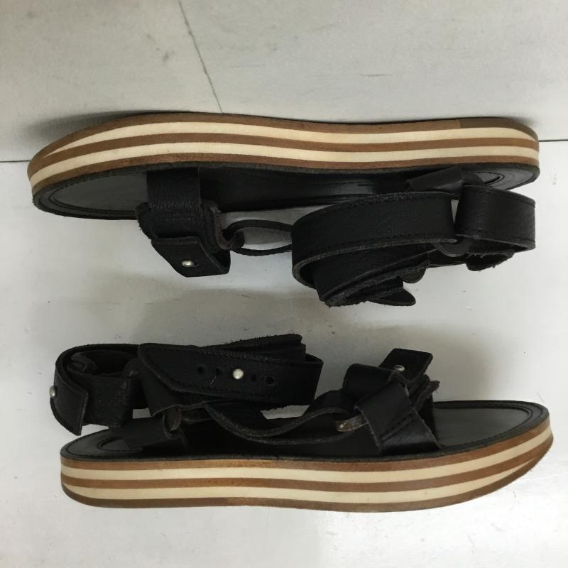 サカイ Sacai サンダル サンダル Hender Scheme　エンダースキーマ 無地 黒 / ブラック / X 茶 / ブラウン /  メンズ USED 古着 中古 10134720