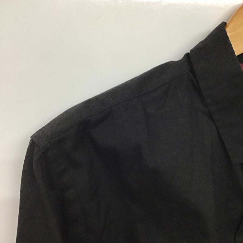 ブラックレーベルクレストブリッジ BLACK LABEL CRESTBRIDGE シャツ、ブラウス 長袖 長袖シャツ 無地シャツ カラーシャツ 4 無地 X チェック 黒 / ブラック /  メンズ USED 古着 中古 10144610