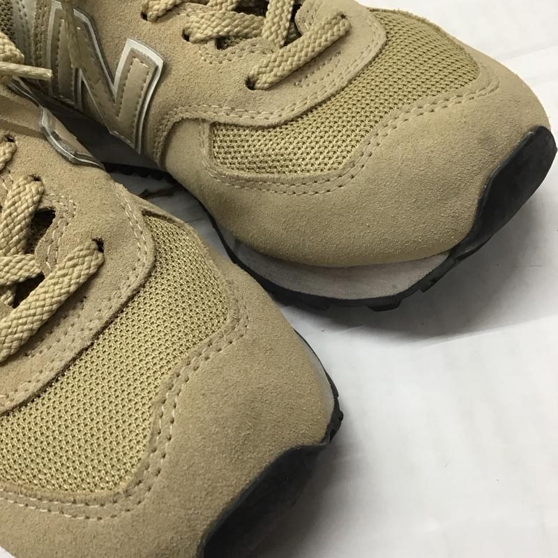 ニューバランス New Balance スニーカー スニーカー ML574ERJ 23cm 23.0cm ロゴ、文字 ベージュ / ベージュ /  レディース USED 古着 中古 10118200