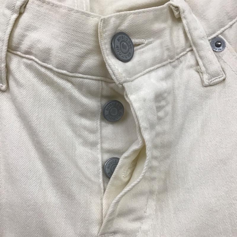 ヒステリックグラマー HYSTERIC GLAMOUR パンツ デニム、ジーンズ デニムパンツ スリムパンツ ストレッチパンツ ジーンズ 31インチ 無地 白 / ホワイト /  メンズ USED 古着 中古 10116412