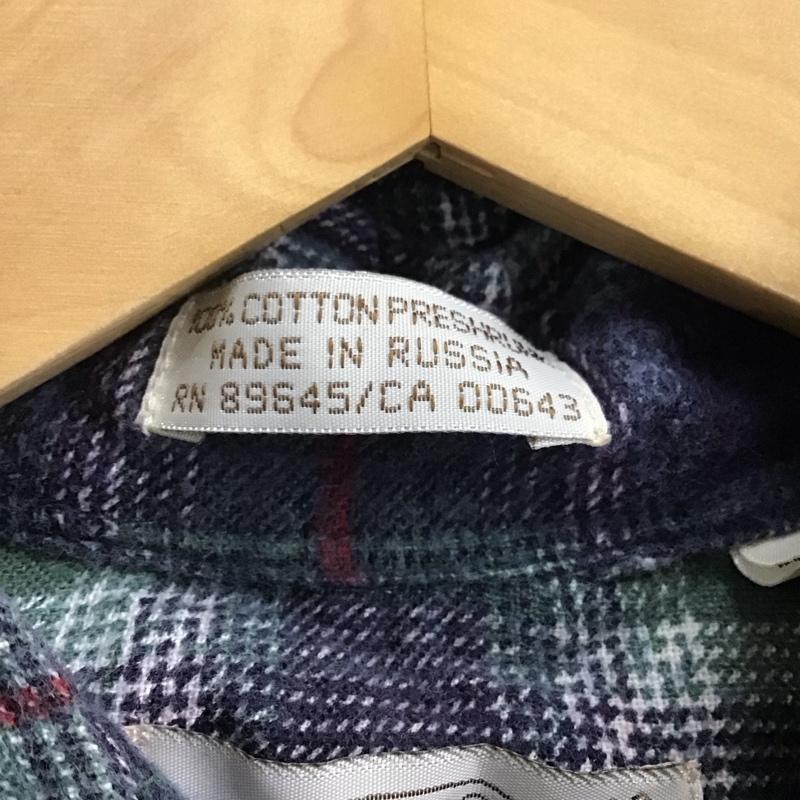 古着 USED シャツ、ブラウス 長袖 長袖シャツ チェックシャツ カラーシャツ M チェック マルチカラー / マルチカラー /  メンズ USED 古着 中古 10140265