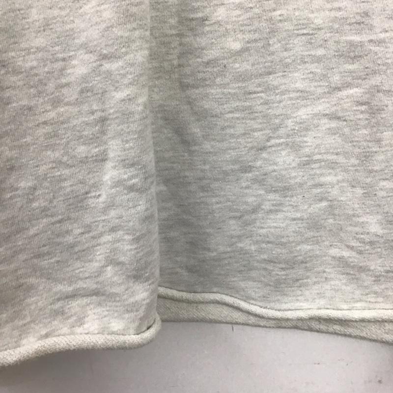 ザラ ZARA トレーナー 半袖 半袖スウェットカットソー クルーネックカットソー L 無地 灰 / グレー /  レディース USED 古着 中古 10141878